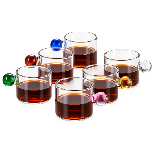 Ordelle | Conjunto 6 Xícaras de Espresso em Vidro