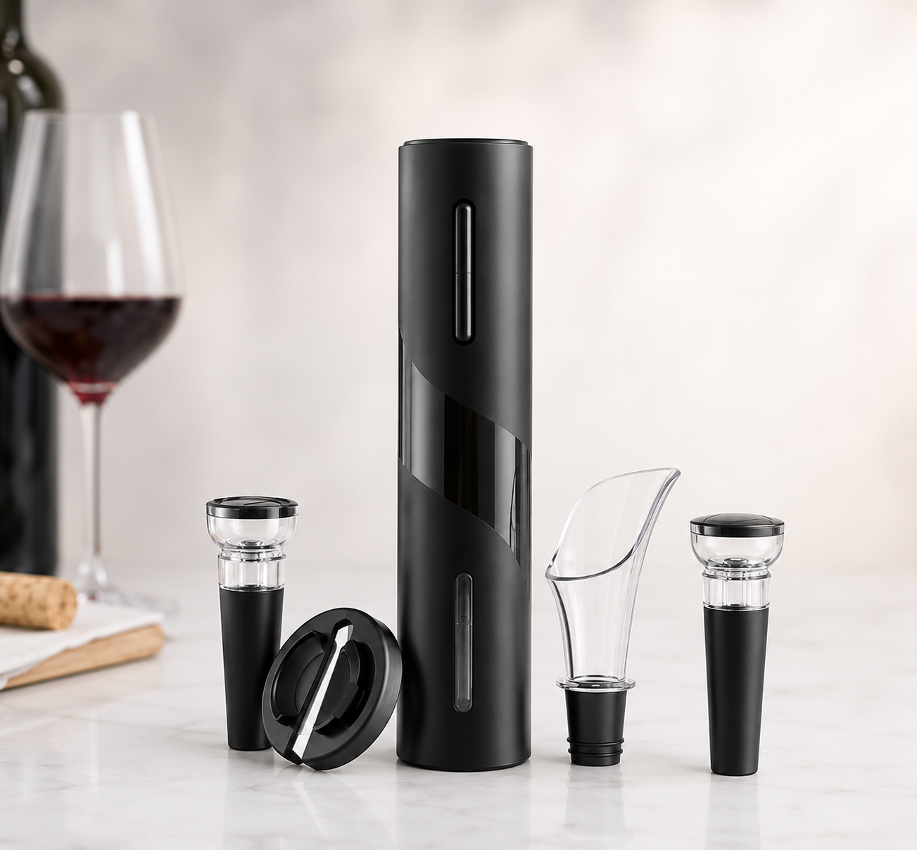 Ordelle | Abridor Elétrico De Vinho - Removedor de Rolha