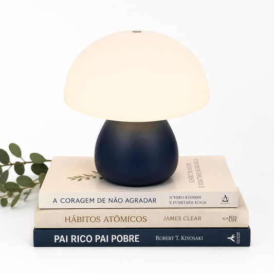 Ordelle | Luminária Cogumelo LED Sem Fio