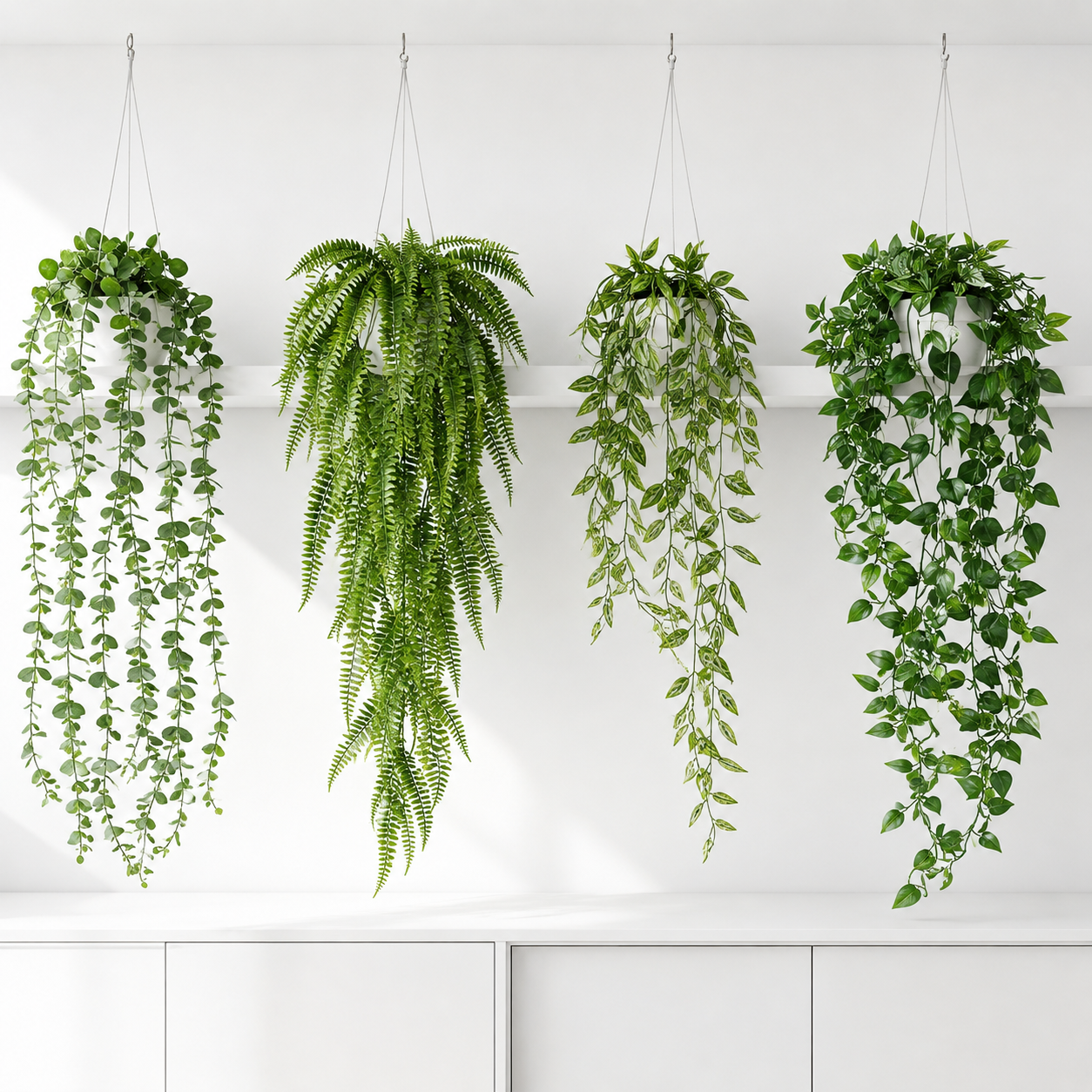 Ordelle | Kit 4 Plantas Pendentes Cascata