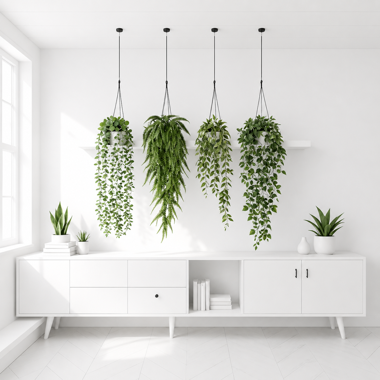 Ordelle | Kit 4 Plantas Pendentes Cascata