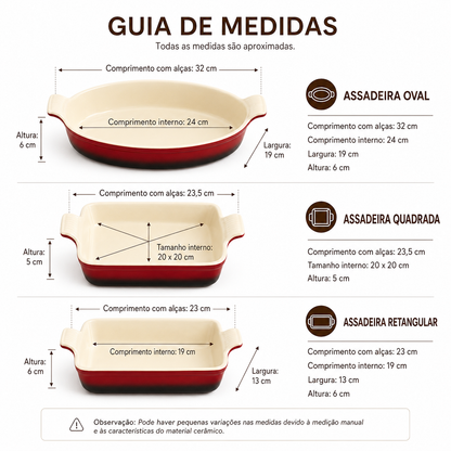 Ordelle | Assadeira de Cerâmica para Forno