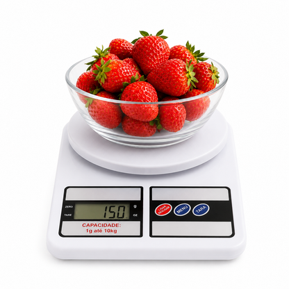 Ordelle | Balança Digital de Cozinha de Alta Precisão até 10 kg
