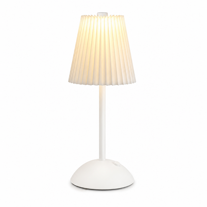 Ordelle | Luminária de Mesa LED Plissada Recarregável
