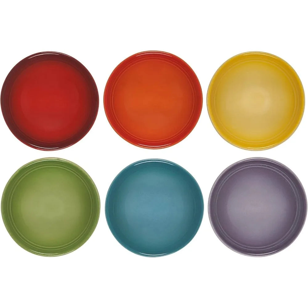 Ordelle | Jogo de Mini Bowls de Cerâmica Coloridos - 6 Peças