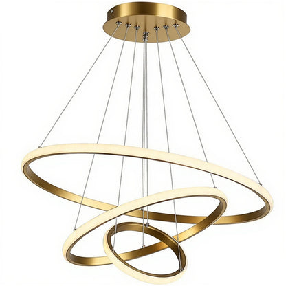 Ordelle | Luminária Pendente LED Aura — Design de Anéis