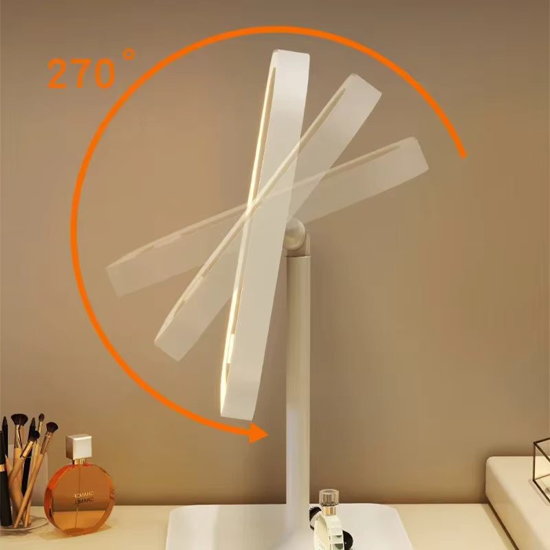 Ordelle | Espelho de Maquiagem LED com Iluminação Tricolor